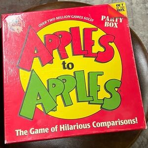 Apples to Apples game. Hilarious fun